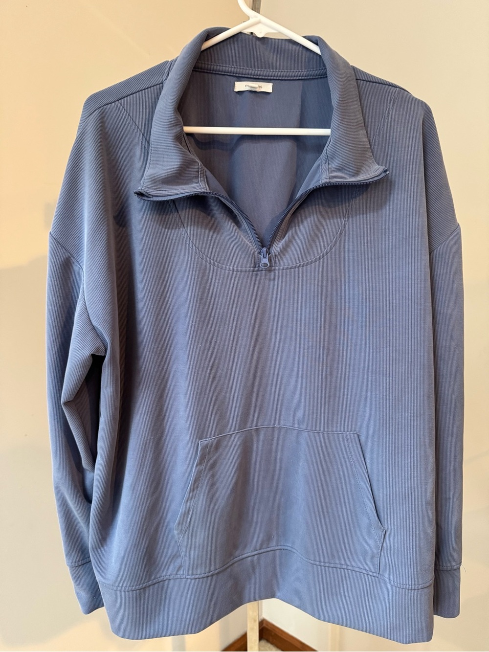 Men's Half-Zip Pullover Sweater - Dusty Blue